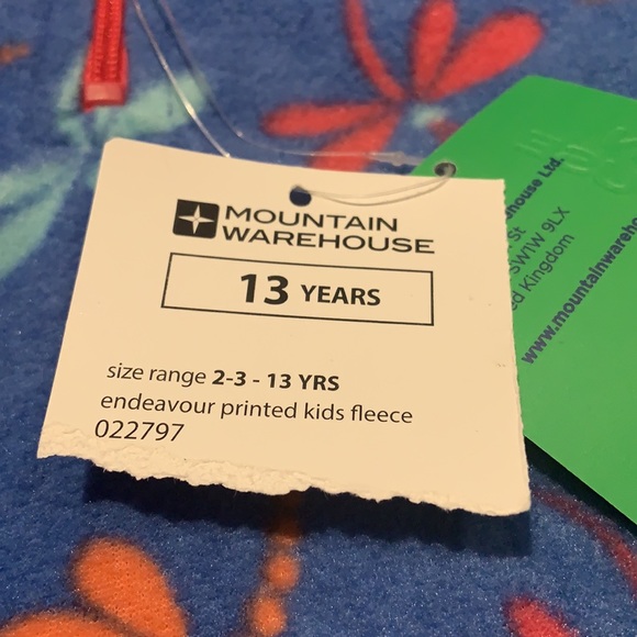 Mountain warehouse fleece quarter zip up - Picture 3 of 7